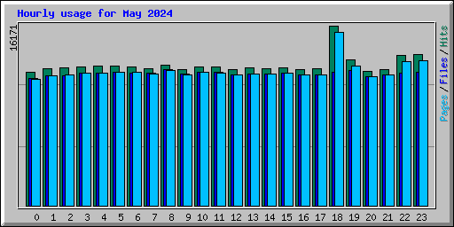 Hourly usage for May 2024